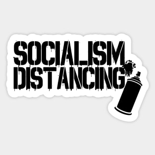 SOCIALISM DISTANCING - FREE SPEECH SHOP Sticker